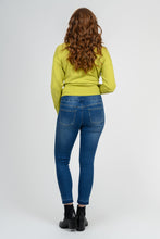 Load image into Gallery viewer, JEANS WITH SIDE SEEM RHINESTONES - GG880MS-AN

