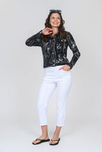 Load image into Gallery viewer, LADIES SPRING SUMMER SQUIGGLE PRINT JACKET - 94090
